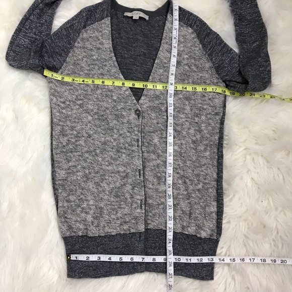 LOFT Cardigan Button Up Size S   Grey 175 - Picture 6 of 6